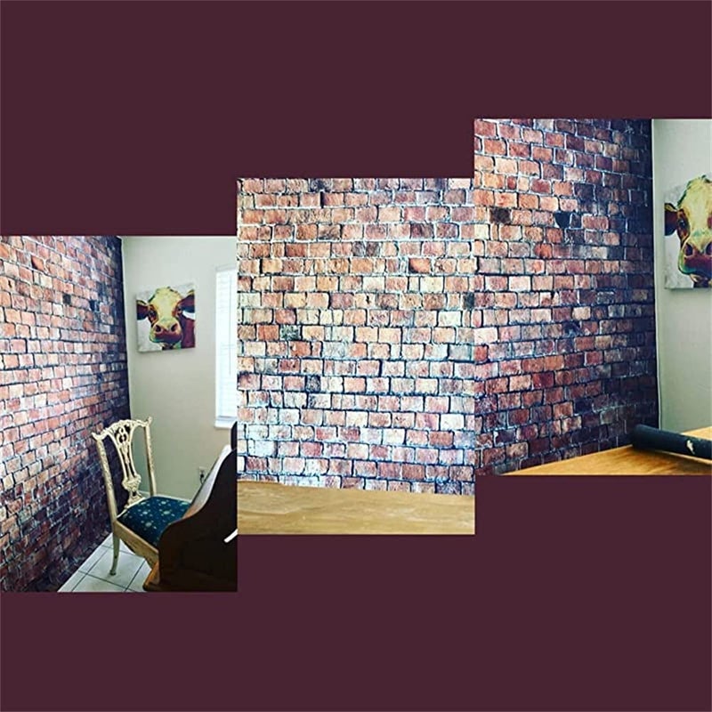 LFEEY 12x10ft Vintage Red Brick Wall Photo Backdrop Newborn Baby Girls Adults Portrait Photography Background Wallpaper Photo Studio Props - Image 5